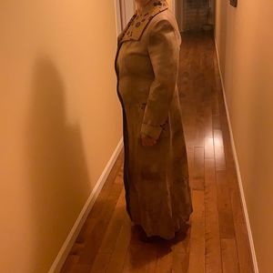 Leather coat size large